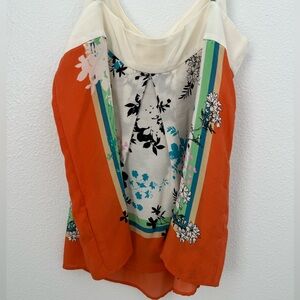 Silk floral camisole from anthro